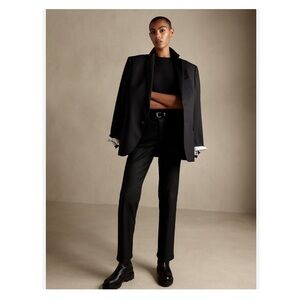 NWT Banana Republic straight coated Jean high rise ankle 32 $120